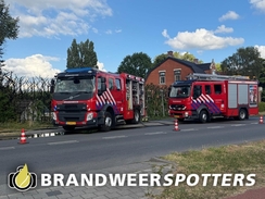 Buitenbrand (grote brand) Maasdijk in Raamsdonksveer