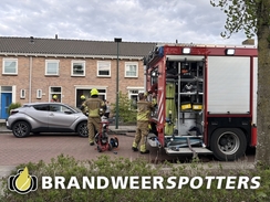 Woningbrand Prinses Irenestraat in Dongen