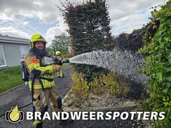Buitenbrand Veldweg in Rijswijk