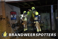 Buitenbrand Thomas van Diessenstraat in Goirle