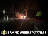 Autobrand Herderweg in Gilze