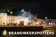 Industriebrand (middel brand) Everdenberg in Oosterhout