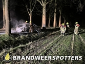 Autobrand Herderweg in Gilze