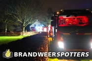 Woningbrand (middel brand) Hoefweg in Dongen (+Video)