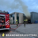 Industriebrand (middel brand) TCL Beheer Ramgatseweg in Raamsdonksveer