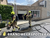 Woningbrand (middel brand) Leempad in Oosterhout