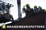 Boerderij in brand (middel brand) Groot Westerwijksestraat in Hilvarenbeek (+Video)