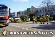 Industriebrand (fabricage/opslaggeb. U.P.M. Kunststoffen BV Ramgatseweg in Raamsdonksveer