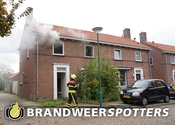 Woningbrand Irenestraat in Rijen