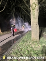 Autobrand Herderweg in Gilze