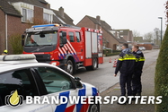 Woningbrand Veld in Dongen