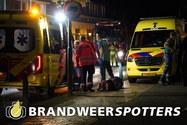 Hulpverlening spoor letsel Julianastraat Stationsstraat in Rijen