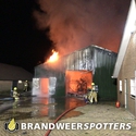 Boerderij in brand (middel brand) Hoge Bremberg in Etten-Leur