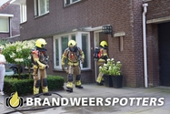 Brand bijgebouw Rosariopark in Dongen