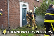 Woningbrand Irenestraat in Rijen