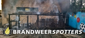 Gebouw in brand (middel brand) Kinderdagverblijf De Tovertuin Oude Baan in Dongen