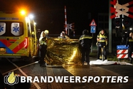 Hulpverlening spoor letsel Julianastraat Stationsstraat in Rijen