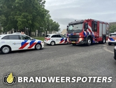 Gebouw in brand Ruimelplein in Tilburg