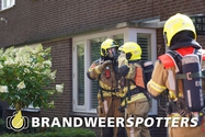 Brand bijgebouw Rosariopark in Dongen