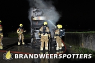 Nacontrole na brand Vaartweg in Oosterhout