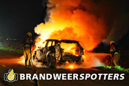 Autobrand Flaassendijk in Rijen