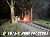 Autobrand Herderweg in Gilze