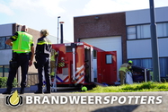 Industriebrand (fabricage/opslaggeb. U.P.M. Kunststoffen BV Ramgatseweg in Raamsdonksveer