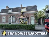 Brand gerucht Hoofdstraat in Rijen