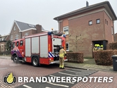 Brand gerucht Pastoor Gillisstraat in Rijen